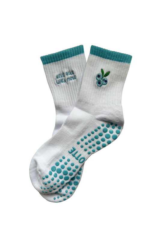 Blueberry Grip Sock