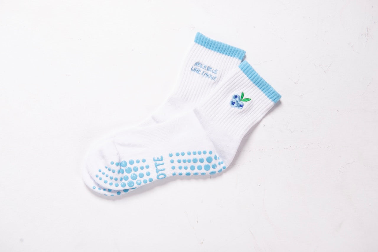 Blueberry Grip Sock