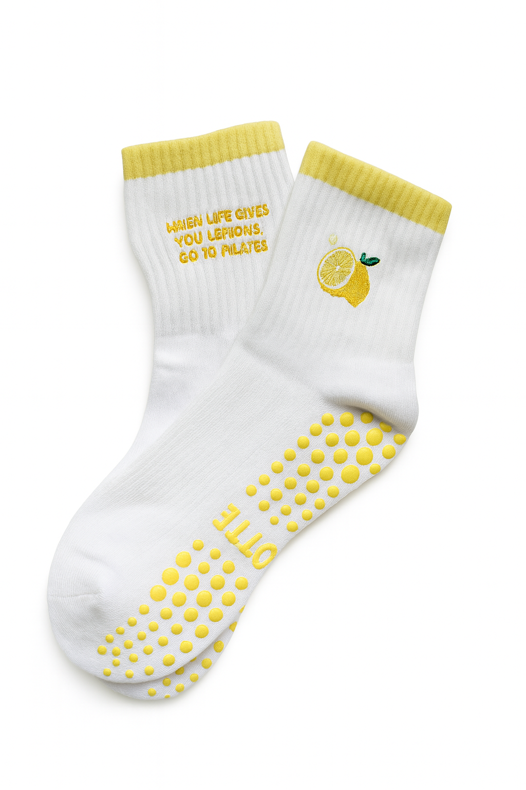 Lemon Grip Sock