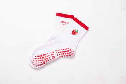 Strawberry Grip Sock